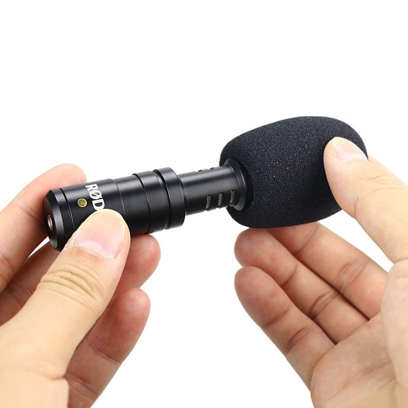 SUNMON Furry Windscreen Muff, Mic Pop Filter/Foam Wind Cover fits Rode VideoMicro Videomic Me-L Shotgun Microphone (2 PACK) - Image 5